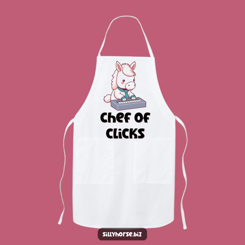 Funny Horse Typing Apron: Cook and Laugh with This Hilarious Kitchen Gift