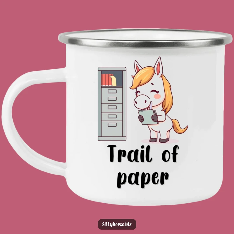 Funny Giggling Horse Camping Mug - Hilarious Adventure Fuel