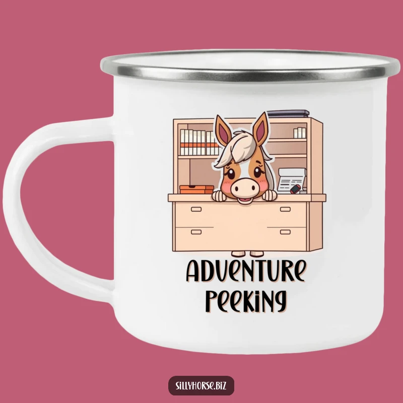 Funny Horse Campfire Mug: Hilarious Horse Surprise Mug for Adventures