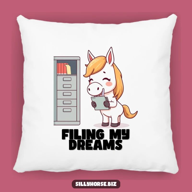 Funny Giggling Horse Pillow - Hilarious Comfort for Office Humor Lovers