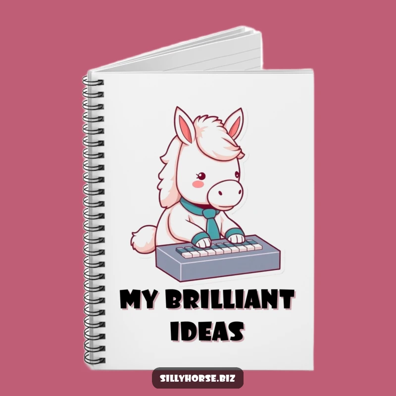 Funny Horse Typing Notebook: Jot Down Ideas with Hilarious Style, Perfect Funny Gift