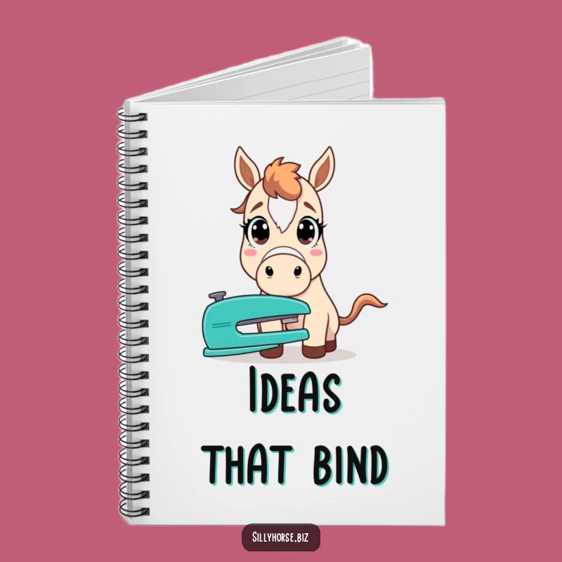 Funny Surprised Horse Notebook - Hilarious Journal for Office Thoughts